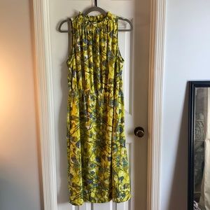 High Neck MIDI Dress